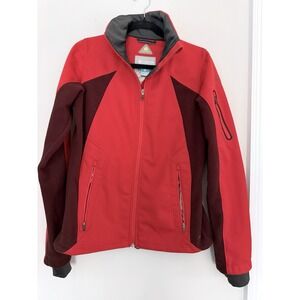 Columbia Titanium Full Zip Soft Shell & Fleece Jacket Sz M Omni Heat Gorpcore